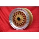 4 cerchi Super RS 7x16 ET28 4x100 Opel Volkswagen BMW E30  gold