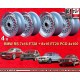 4 Felgen Super RS 7x16 + 8x16 4x100 Opel Volkswagen BMW E30  E30 E21 3 serie Volkswagen Golf 1-3 Scirocco 1 2 Jetta 1 2 