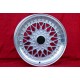 1 cerchio Super RS 8x16 ET25 4x100 Opel BMW Volkswagen Golf  silver/diamond cut