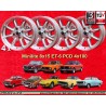 4 jantes Minilite 8x15 4x100 Opel Volkswagen Mazda BMW 1502-2002  1502-2002 1500-2000tii 2000C CA CS 3 E21 E30 Opel Kade