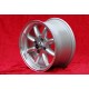 1 cerchio Minilite 8x15 ET0 4x114.3 Triumph Toyota Datsun 240Z  silver/diamond cut