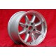 4 cerchi Minilite 8x15 ET0 4x114.3 Triumph Toyota Datsun 240Z  silver/diamond cut