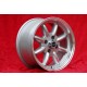4 jantes Minilite 7x15 + 8x15 4x114.3 Triumph Toyota Datsun 240Z  240Z 260Z 280Z 280 ZX Triumph TR2 TR3 TR3A TR4 TR4 TR5