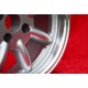 4 llantas Minilite 7x15 + 8x15 4x114.3 Triumph Toyota Datsun 240Z  240Z 260Z 280Z 280 ZX Triumph TR2 TR3 TR3A TR4 TR4 TR