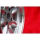 4 jantes Minilite 7x15 + 8x15 4x114.3 Triumph Toyota Datsun 240Z  240Z 260Z 280Z 280 ZX Triumph TR2 TR3 TR3A TR4 TR4 TR5