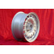 1 wheel Barock 6.5x14 5x112 Mercedes Mercedes Benz  5x112. 6.5x14  PCD5x112  ET30  ABE  silver original valve design 