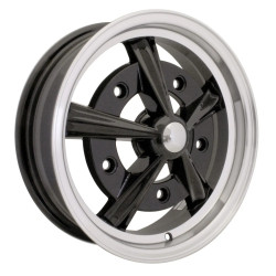 1 llanta Raider 15x5.5 5x205 Volkswagen Kafer Beetle Karmann Ghia Raider 15X5.5  PCD 5X205  ET 20  Gloss Black+Machining