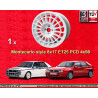 1 Felge Montecarlo 8x17 4x98 Lancia Delta  Delta HF Integrale white