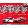 4 llantas Montecarlo 8x17 4x98 Lancia Delta  Delta HF Integrale silver