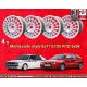 1 wheel Evo 8x17 5x98 Lancia Delta  Delta HF Integrale white
