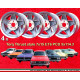 4 pcs. Globe 500 7x15 ET6 PCD 5x114.3 wheels