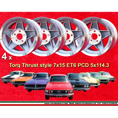 4 pcs. Globe 500 7x15 ET6 PCD 5x114.3 wheels