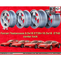 4 llantas Penta 8.5x18 + 10.5x18 Central Lock Ferrari Testarossa  Testarossa 512TR 512M