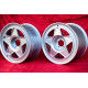4 cerchi Penta 8.5x18 ET26 + 10.5x18 ET42 Central Lock Ferrari Testarossa 