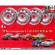 4 wheels TZ 5.5x15 4x108 Alfa Romeo Giulia  Giulia TI Super 105 Berlina Coupe Spider GTA GTC silver