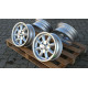4 wheels Minilite 5.5x15 4x114.3 Triumph Saab Austin Healey Datsun MG MGB  MGB TR2 TR3 TR4 TR5 TR6 Saab 99 Datsun Roadst