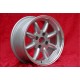 Datsun Minilite 7x15 ET0 4x114.3 silver/diamond cut 240Z, 260Z, 280Z, 280 ZX cerchi wheels jantes llantas felgen