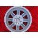 Austin Healey Minilite 5.5x15 ET15 4x114.3 silver/diamond cut MBG, TR2-TR6 cerchi wheels jantes llantas felgen