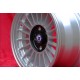 BMW Alpina 7x16 ET11 8x16 ET24 5x120 silver/black 5 E12, E28, E34, 6 E24, 7 E23, E32, E3, E9 cerchi wheels llantas jantes felgen