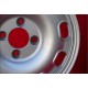 Lancia Tecnomagnesio 5.5x15 ET40 4x145 silver Flaminia cerchi wheels jantes llantas felgen