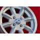 Saab Minilite 5.5x15 ET15 4x114.3 silver/diamond cut MBG, TR2-TR6 cerchi wheels jantes llantas felgen