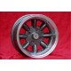 Ford Minilite 7x13 ET-7 4x108 anthracite/diamond cut Escort Mk1-2, Capri, Cortina cerchi wheels llantas felgen jantes