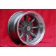 Ford Minilite 7x13 ET-7 4x108 anthracite/diamond cut Escort Mk1-2, Capri, Cortina cerchi wheels llantas felgen jantes