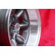 Ford Minilite 7x13 ET-7 4x108 anthracite/diamond cut Escort Mk1-2, Capri, Cortina cerchi wheels llantas felgen jantes
