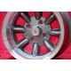 Ford Minilite 7x13 ET-7 4x108 anthracite/diamond cut Escort Mk1-2, Capri, Cortina cerchi wheels llantas felgen jantes
