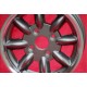 Ford Minilite 6x13 ET16 4x108 anthracite/diamond cut Escort Mk1-2, Capri, Cortina cerchi wheels llantas felgen jantes