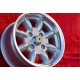 Ford Minilite 6x13 ET16 4x108 silver/diamond cut Escort Mk1-2, Capri, Cortina cerchi wheels llantasl jantes felgen