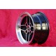 Ford RS 7x13 ET5 4x108 black/diamond cut Escort Mk1-2, Capri, Cortina cerchi wheels jantes llantas felgen