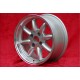 Ford Minilite 7x15 ET5 4x108 silver/diamond cut Escort Mk1-2, Capri, Cortina cerchi  wheels jantes llantas felgen