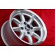 Ford Minilite 7x15 ET5 4x108 silver/diamond cut Escort Mk1-2, Capri, Cortina cerchi  wheels jantes llantas felgen