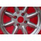 Datsun Minilite 7x15 ET0 4x114.3 silver/diamond cut 240Z, 260Z, 280Z, 280 ZX cerchio wheel jante llanta Felge
