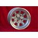 BMW Minilite 9x13 ET-12 4x100 silver/diamond cut 1502-2002 tii, 3 E21 only back axle cerchi jantes wheels llantas felgen