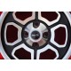 Fiat Momo Vega 6x14 ET23 4x98 matt black/diamond cut Alfetta, Alfetta GT   GTV, Alfasud, Giulietta, 33, 75 cerchio llanta wheel 