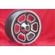Fiat Momo Vega 6x14 ET23 4x98 matt black/diamond cut Alfetta, Alfetta GT   GTV, Alfasud, Giulietta, 33, 75 cerchio llanta wheel 