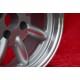 Triumph Minilite 7x15 ET0 4x114.3 silver/diamond cut 240Z, 260Z, 280Z, 280 ZX cerchio llanta felge wheel jante