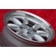 Triumph Minilite 7x15 ET0 4x114.3 silver/diamond cut 240Z, 260Z, 280Z, 280 ZX cerchio llanta felge wheel jante