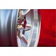 NSU Minilite 7x13 ET14.5 5x130 silver/diamond cut NSU  TT TTS, 110, 1200C, Wankelspider   Honda S 800 only cerchio llanta jante 