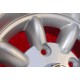 cerchio NSU Minilite 7x13 ET-7 5x130 silver/diamond cut NSU  TT TTS, 110, 1200C, Wankelspider   Honda S 800 only b