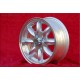 Volkswagen Minilite 5.5x13 ET18 4x100 silver/diamond cut 1502-2002tii, 3 E21 cerchi wheels jatnes llantas felgen