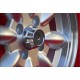 Volkswagen Minilite 5.5x13 ET18 4x100 silver/diamond cut 1502-2002tii, 3 E21 cerchi wheels jatnes llantas felgen