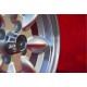 Volkswagen Minilite 5.5x13 ET18 4x100 silver/diamond cut 1502-2002tii, 3 E21 cerchi wheels jatnes llantas felgen