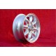 Volkswagen Minilite 5.5x13 ET18 4x100 silver/diamond cut 1502-2002tii, 3 E21 cerchi wheels jatnes llantas felgen