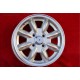 Volkswagen Minilite 5.5x13 ET18 4x100 silver/diamond cut 1502-2002tii, 3 E21 cerchi wheels jatnes llantas felgen