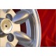 Volkswagen Minilite 5.5x13 ET18 4x100 silver/diamond cut 1502-2002tii, 3 E21 cerchi wheels jatnes llantas felgen