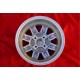 Volkswagen Minilite 5.5x13 ET18 4x100 silver/diamond cut 1502-2002tii, 3 E21 cerchi wheels jatnes llantas felgen