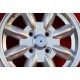 Volkswagen Minilite 5.5x13 ET18 4x100 silver/diamond cut 1502-2002tii, 3 E21 cerchi wheels jatnes llantas felgen